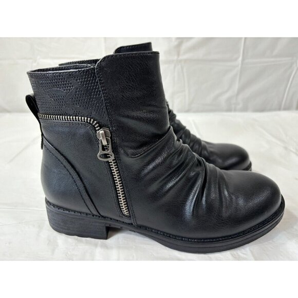 Sean Alan Riley Waterproof Black Ankle Boot Size 7 - Picture 2 of 15